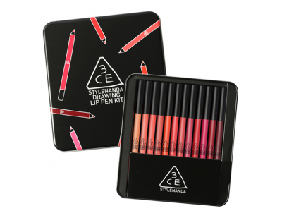 3CE Drawing Lip Pen Kit เซตลิปดินสอ