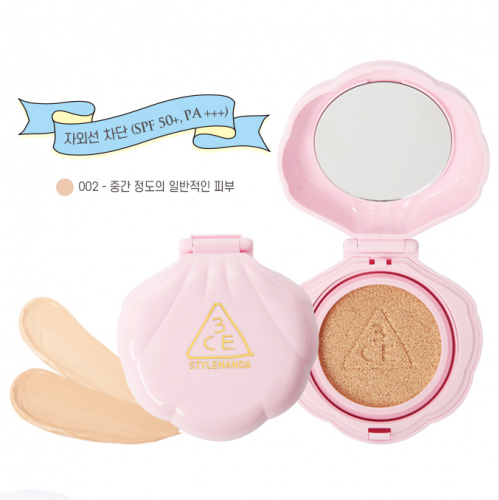 3CE Love Baby Glow Cushion SPF50+ PA+++ #002 ผิวสองสี-คล้ำ