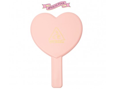 3CE Love Heart Hand Mirror #ชมพู