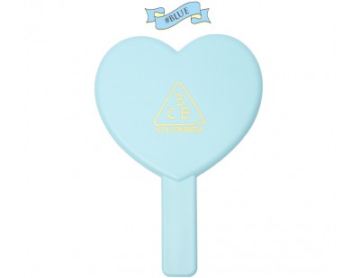 3CE Love Heart Hand Mirror #ฟ้า