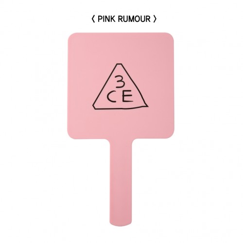 3CE Mini Hand Mirror #Pink Rumour [ กระจกขนาดใหญ่ ]