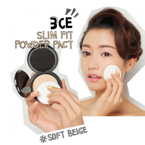3CE Slim Fit Powder Pact #Soft Beige