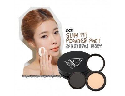 3CE Slim Fit Powder Pact #Natural Ivory