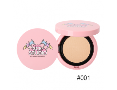 3CE Studio Mesh Foundation #001 ผิวขาว-ขาวเหลือง