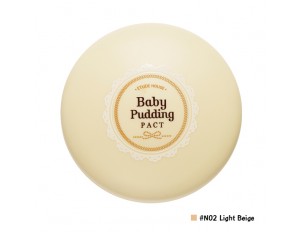 Etude House Baby Pudding Pact SPF33 PA++ #N02 Light Beige