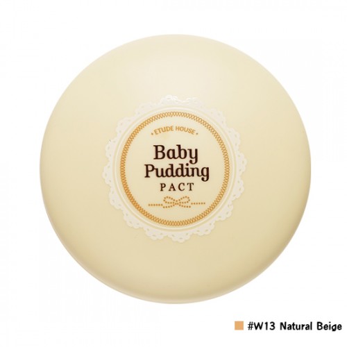 Etude House Baby Pudding Pact SPF33 PA++ #W13 Natural Beige