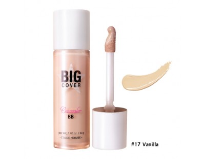 Etude House Big Cover Concealer BB SPF50+ PA+++ #17 ผิวขาว-ขาวเหลือง