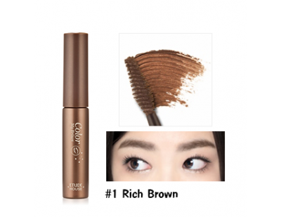 Etude House Color My Brows #1 น้ำตาลเข้ม