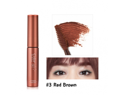 Etude House Color My Brows #3 น้ำตาลแดง