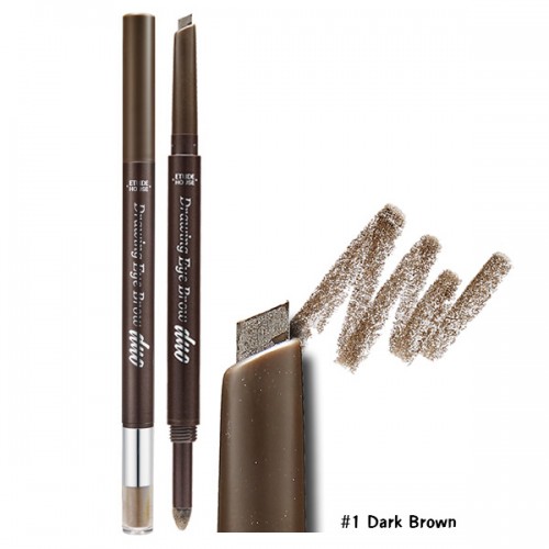 Etude House Drawing Eye Brow Duo #1 น้ำตาลเข้ม