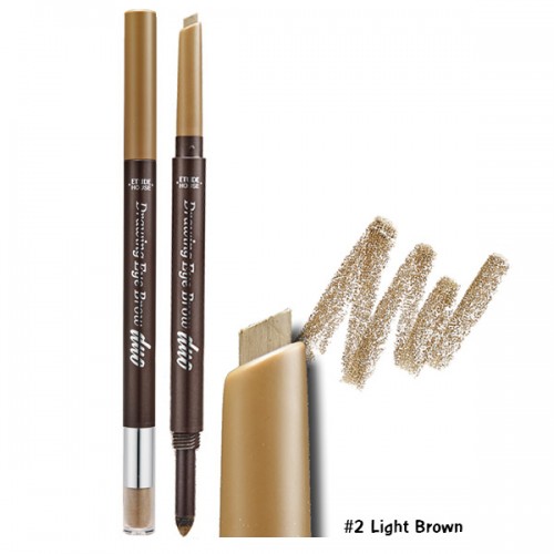 Etude House Drawing Eye Brow Duo #2 น้ำตาลอ่อน