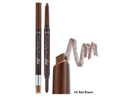 Etude House Drawing Eye Brow Duo #4 น้ำตาลแดง