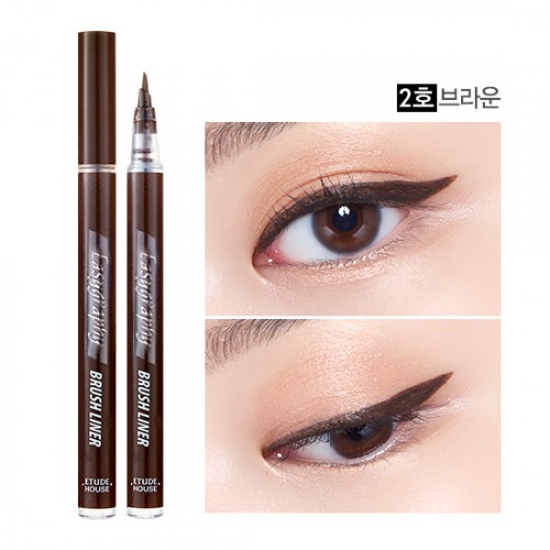 Etude House Drawing Show Easygraphy Brush Liner #2 น้ำตาลเข้ม