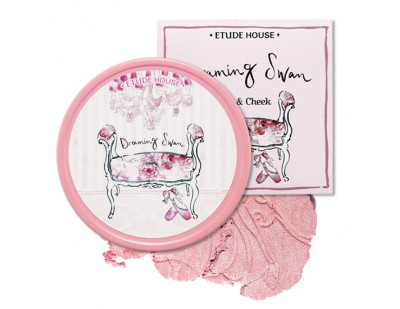 Etude House Dreaming Swan Eye & Cheek #1 Jutte Pink