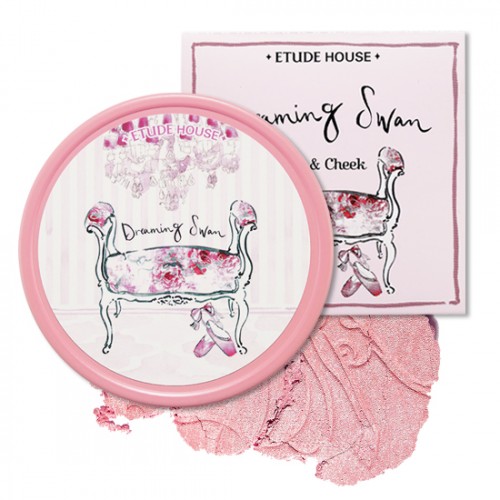 Etude House Dreaming Swan Eye & Cheek #1 Jutte Pink