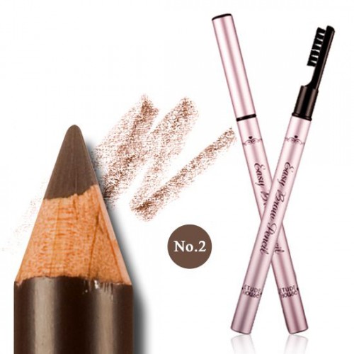 Etude House Easy Brow Pencil #2 น้ำตาลอ่อน