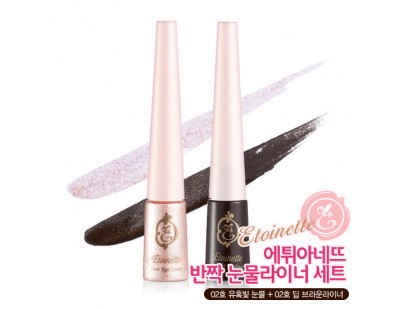 Etude House Princess Etoinette Tear Eye Liner #2 Charming Tear & Deep Brown