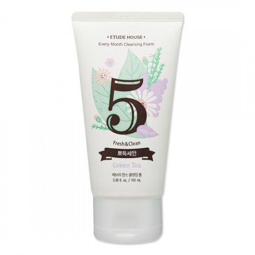 Etude House Every Month Cleansing Foam #5 Green Tea