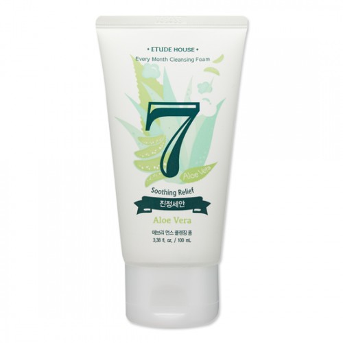 Etude House Every Month Cleansing Foam #7 Aloe Vera