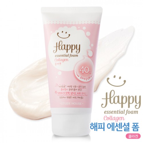 Etude House Happy Essential Foam #Collagen