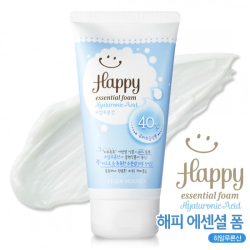 Etude House Happy Essential Foam #Hyaluronic Acid