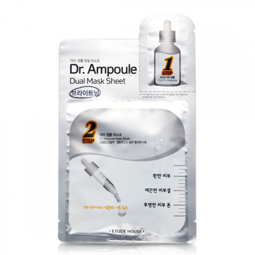 Etude House Dr.Ampoule Dual Mask Sheet #Whitening Care