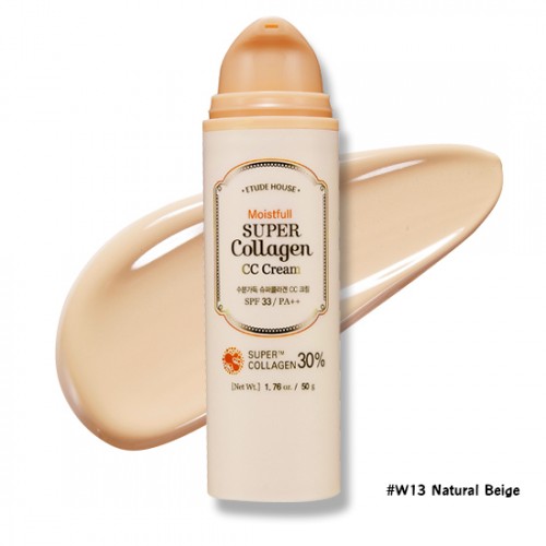 Etude House Moistfull Super Collagen CC Cream SPF33 PA++ #N02 ผิวขาว