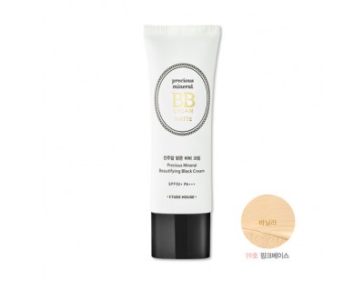 Etude House Precious Mineral Beautifying Block Cream Matte SPF50+ PA+++ #19 Vanilla