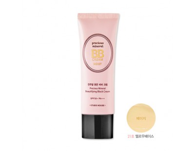 Etude House Precious Mineral Beautifying Block Cream Moist SPF50+ PA+++ #21 Beige