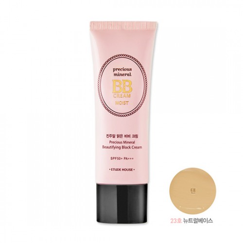 Etude House Precious Mineral Beautifying Block Cream Moist SPF50+ PA+++ #23 Tan