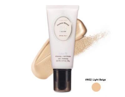 Etude House Precious Mineral Cotton Fit BB Cream SPF30 PA++ #N02 Light Beige