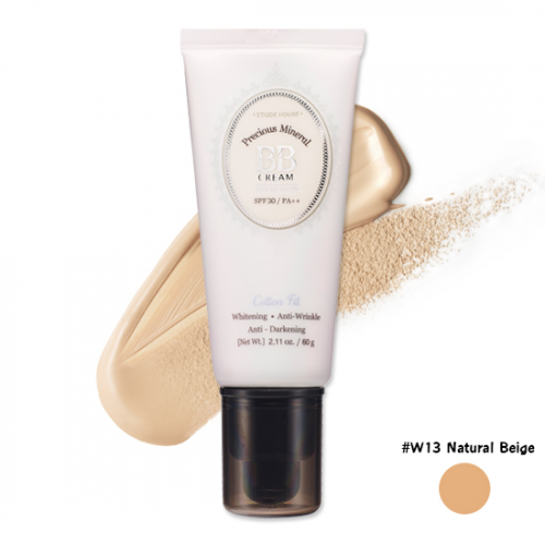 Etude House Precious Mineral Cotton Fit BB Cream SPF30 PA++ #W13 Natural Beige