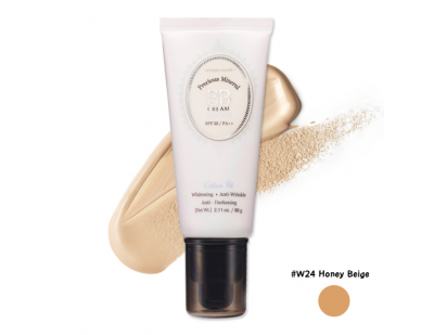 Etude House Precious Mineral Cotton Fit BB Cream SPF30 PA++ #W24 Honey Beige