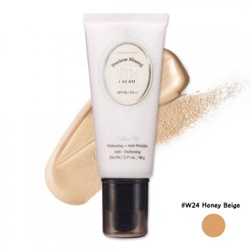 Etude House Precious Mineral Cotton Fit BB Cream SPF30 PA++ #W24 Honey Beige