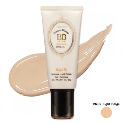 Etude House Precious Mineral Perfect Fit BB Cream SPF30 PA++ #N02 Light Beige