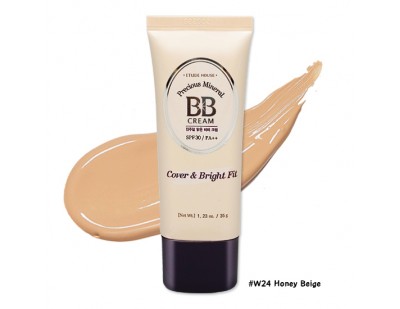 Etude House Precious Mineral BB Cream Cover & Bright Fit SPF30 PA++ #W24 Honey Beige