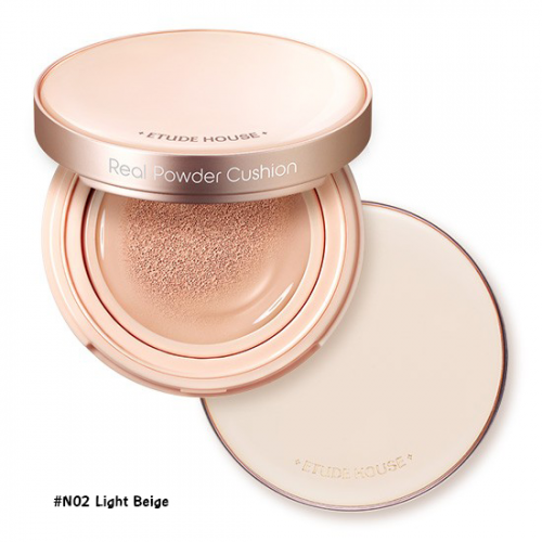 Etude House Real Powder Cushion SPF50+ PA+++ #N02 Light Beige