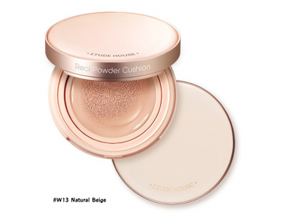 Etude House Real Powder Cushion SPF50+ PA+++ #W13 Natural Beige