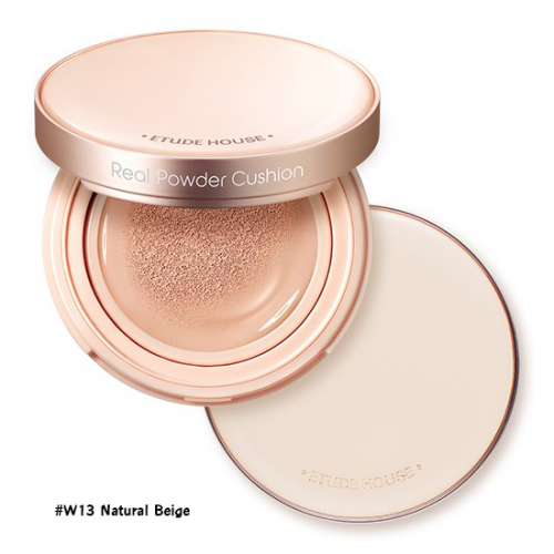 Etude House Real Powder Cushion SPF50+ PA+++ #W13 Natural Beige