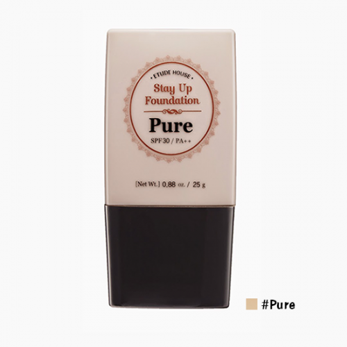 Etude House Stay Up Foundation SPF30 PA++ #Pure ผิวสองสี