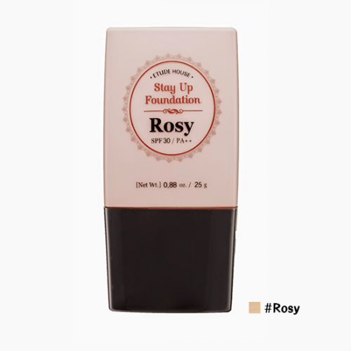 Etude House Stay Up Foundation SPF30 PA++ #Rosy ผิวสีน้ำผึ้ง