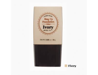 Etude House Stay Up Foundation SPF30 PA++ #‎Ivory ‎ผิวขาว