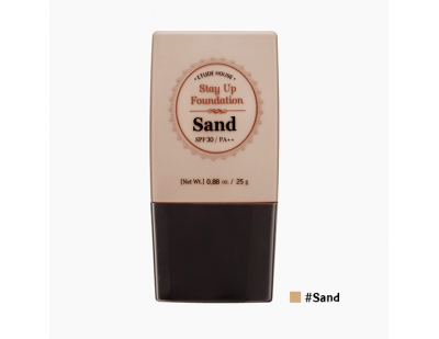 Etude House Stay Up Foundation SPF30 PA++ #Sand ‎ผิวคล้ำ