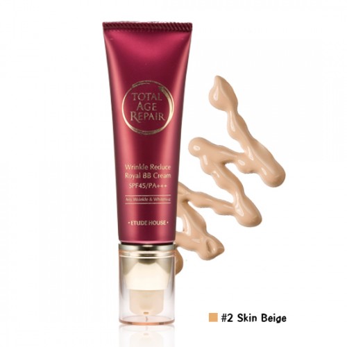 Etude House Total Age Repair Wrinkle Reduce Royal BB Cream SPF45 PA+++ #2 ผิวขาวเหลือง-สองสี