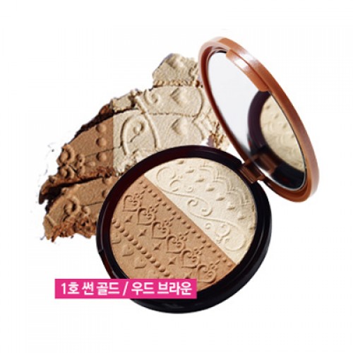 Etude House V Line Slim Maker #1 Sun Gold / Wood Brown