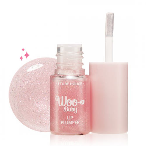 Etude House Woo Baby Lip Plumper #2 Shimmering Pink Volume