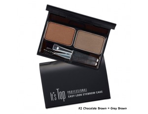 It's Skin It's Top Professional Eyebrow Cake #2 Chocolate Brown + Grey Brow