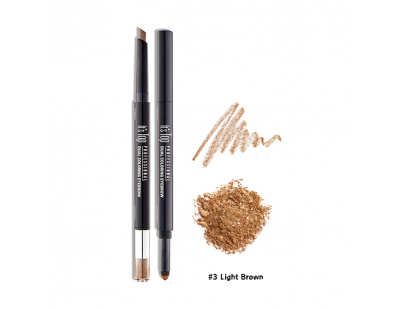 It's Skin It's Top Professional Dual Coloring Eyebrow #3 น้ำตาลอ่อน