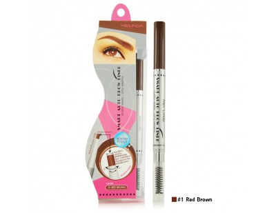 Mei Linda Smart Auto Brow Liner #1 น้ำตาลแดง