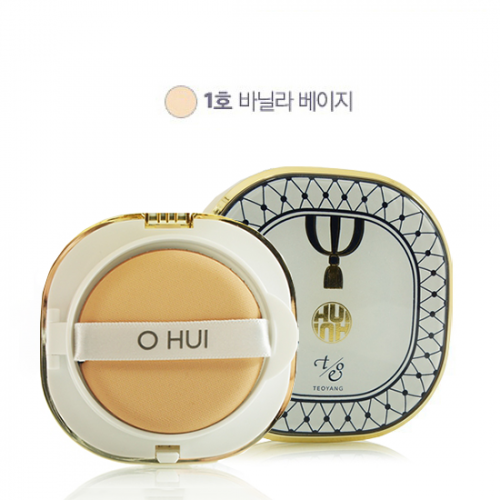 O HUI Ultimate Cover CC Cushion SPF50+ PA+++ #1 Vanilla Beige (Refill Limited)